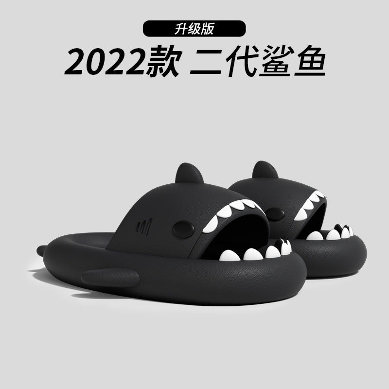 Dép Sandal Khử Mùi Chống Trượt Kháng Khuẩn Hình Cá Mập Hoạt Hình Cao Cấp Phong Cách Mới Dành Cho Bạn Nữ