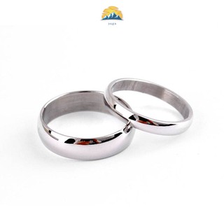 Nhẫn thép titan cổ điển cho cặp đôi