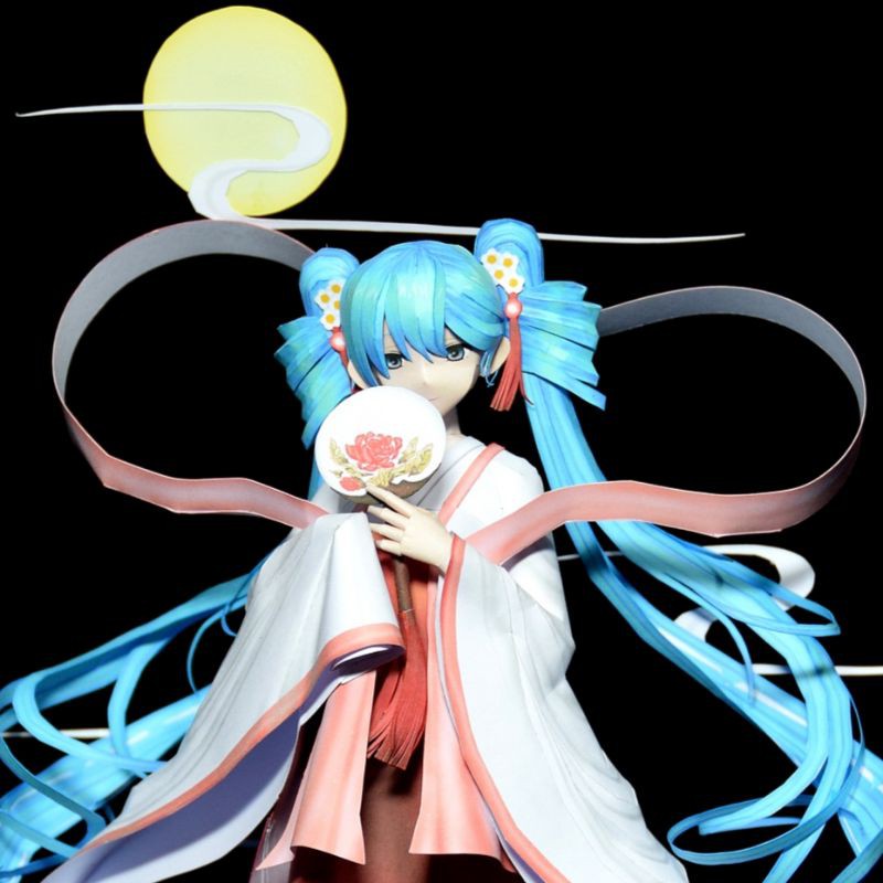 Mô hình giấy anime girl Virtual idol/Vocaloid] Hatsune Miku HARVEST MOON