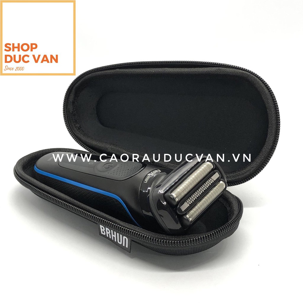 Túi cứng đựng máy cạo râu Braun Series 5 tiện dụng có khóa kéo mang theo du lịch