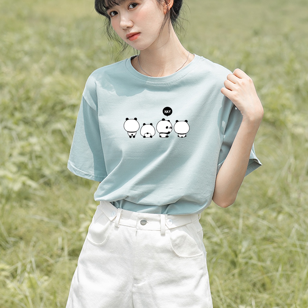 [Mã SKAMFSW175 giảm 10K đơn 50K] Áo Thun Nữ Gấu HAY KENA Form Áo Đơn Giản Vải Cotton Mềm Mát KAT108 | BigBuy360 - bigbuy360.vn