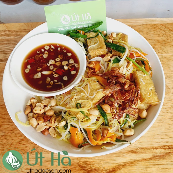 Bún Gạo Khô  Bịch 250gr Sợi Bún Dai Tươi Ngon Giữ Nguyên Hương Vị Truyền Thống - Út Hà Đặc Sản