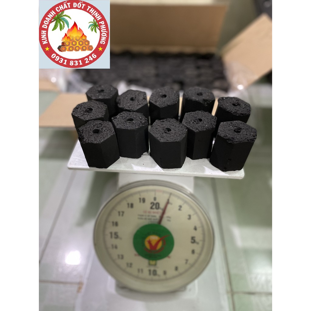 Than sạch,Than không khói, Than gáo dừa (11 - 12 viên/ kg) | BigBuy360 - bigbuy360.vn