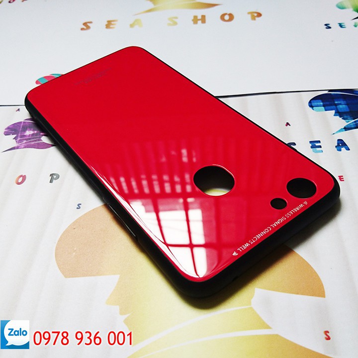 [TẶNG CÁP SẠC]Ốp lưng Oppo F5 lưng kính