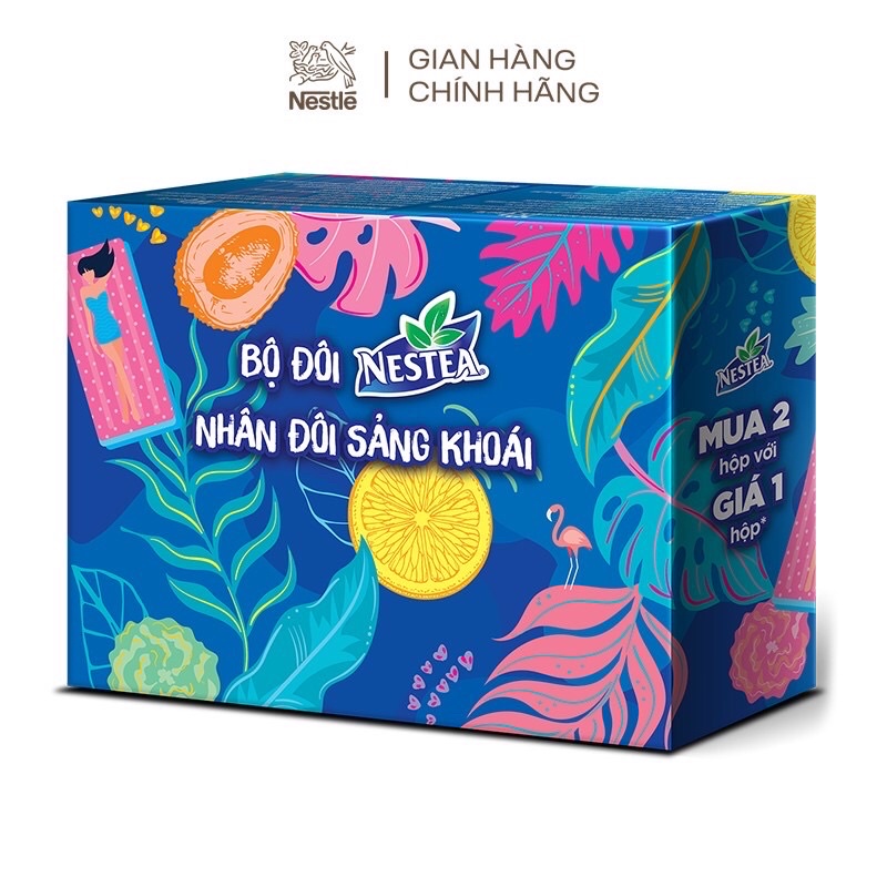 BỘ ĐÔI NESTEA:Trà vị chanh 18gói+Trà vải lài 12 gói | BigBuy360 - bigbuy360.vn