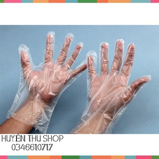 Hộp 80 chiếc găng tay nilon dùng 1 lần giá tốt