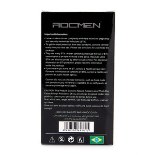 BCS - Bao cao su Rocmen 4 in 1 (hộp 12 bao)