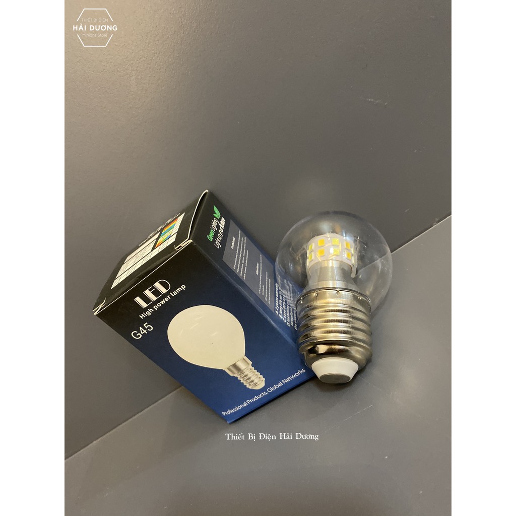 Bộ 3 Bóng Đèn Led G45 3 Chế Độ Ánh Sáng 7w Trắng - Vàng - Trung Tính Đui E27  Chip led siêu sáng - Bảo hành 2 năm