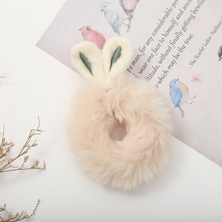 Buộc tóc thỏ bông (2 cái)