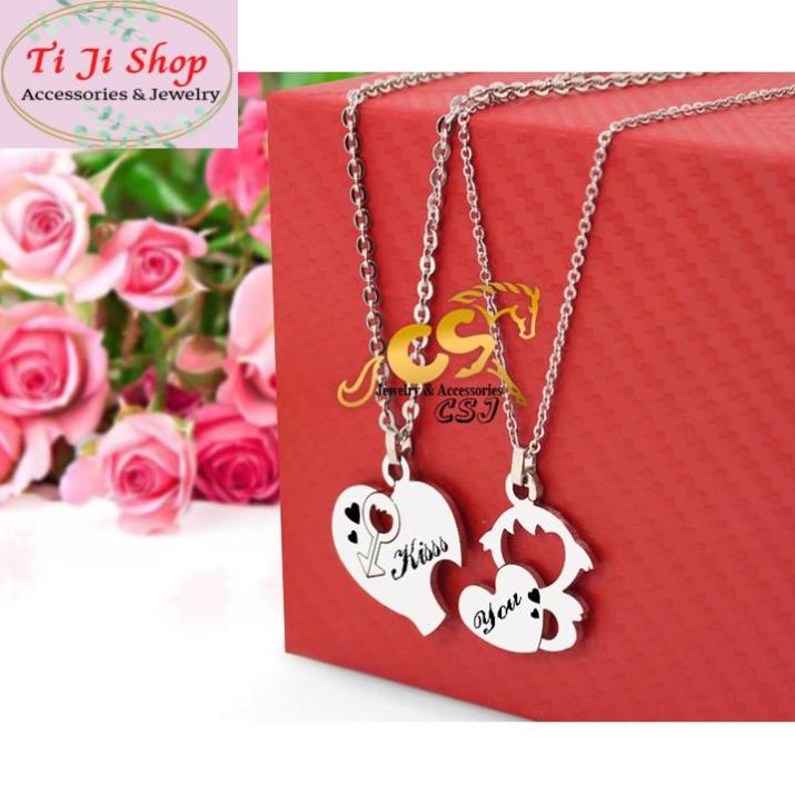 DÂY CHUYỀN CẶP ĐÔI THIÊN THẦN TÌNH YÊU MC230 - siêu đẹp chuẩn thời trang