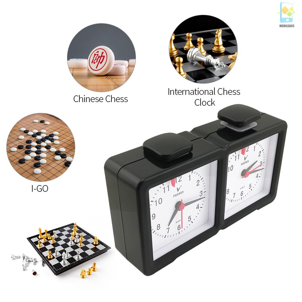 M Chess Clock Quartz Electronic Analog Chess Clock Count Up Down Timer Game Timer I-go Count Up Down Timer