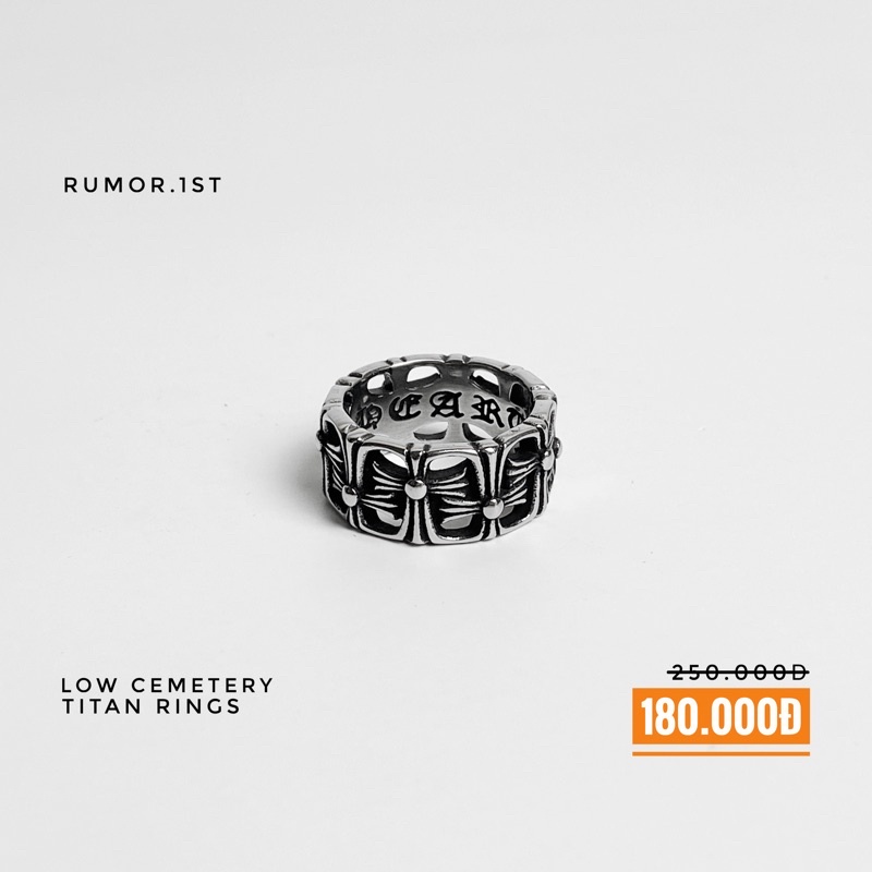 Nhẫn Titan Low cemetry