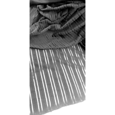 1 m vải thun sọc màu đen