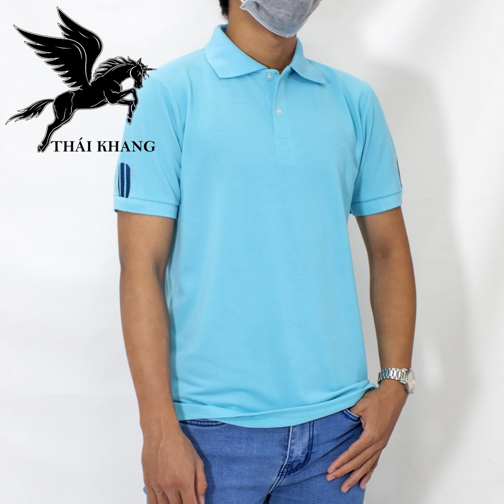 Áo thun nam có cổ vải cá sấu cotton cao cấp chất lượng không xù lông loại áo thun ngắn tay form vừa vặn vải đẹp ATCS02 | BigBuy360 - bigbuy360.vn