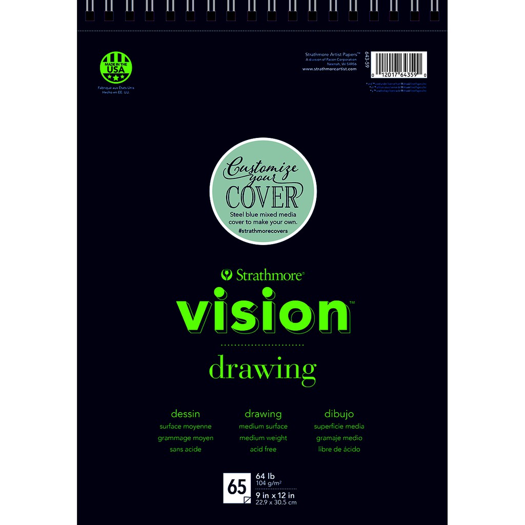 [ARBAT] Tập giấy vẽ Strathmore Vision Drawing