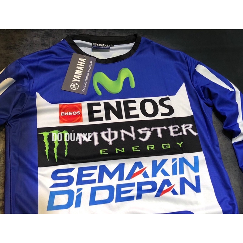 Áo thun đua xe tay dài Yamaha