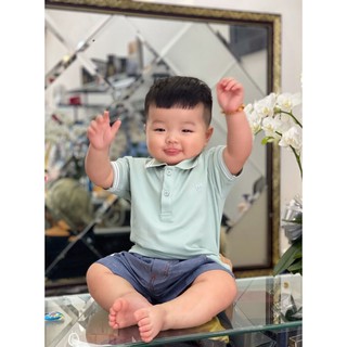 Áo polo bé trai Hrnee siêu mềm