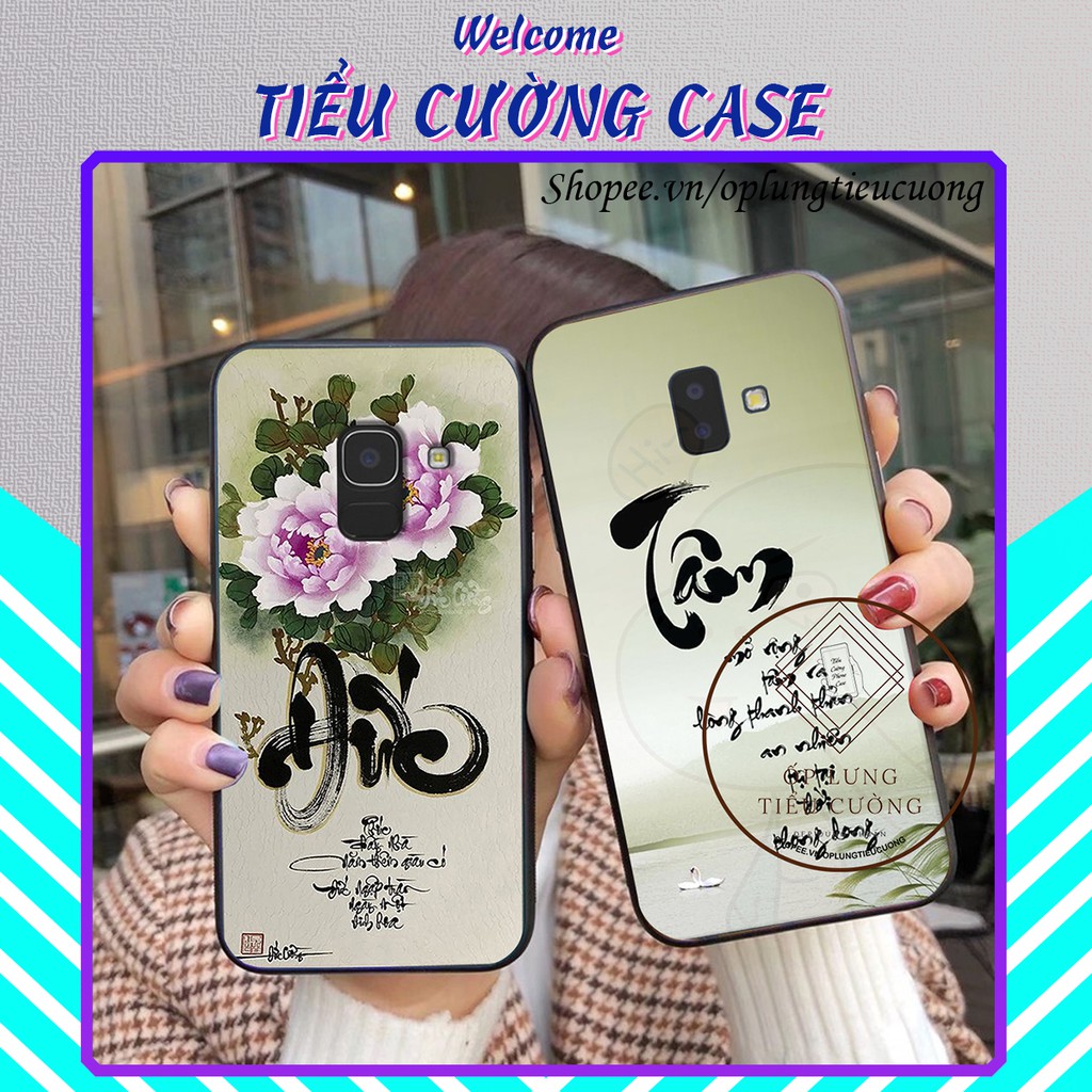 Ốp điện thoại SamSung J6 2018/J6 Plus/J8 2018 in hình "Thư pháp" siêu đẹp phù hợp với mọi lứa tuổi