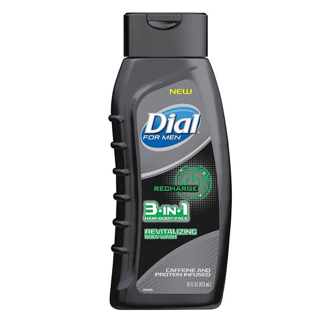 Sữa tắm gội Dial For Men 3 in1 Recharge - Mỹ - 473ml