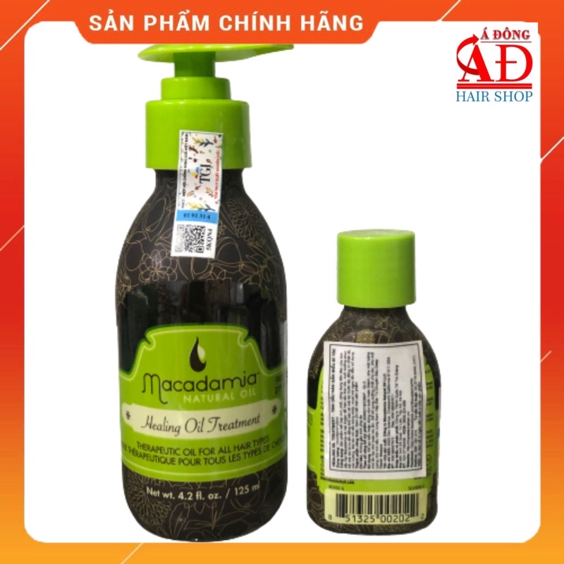 TINH DẦU DƯỠNG TÓC MACADAMIA NATURE HEALING OIL PHỤC HỒI CHỐNG CHẺ NGỌN XƠ RỐI USA