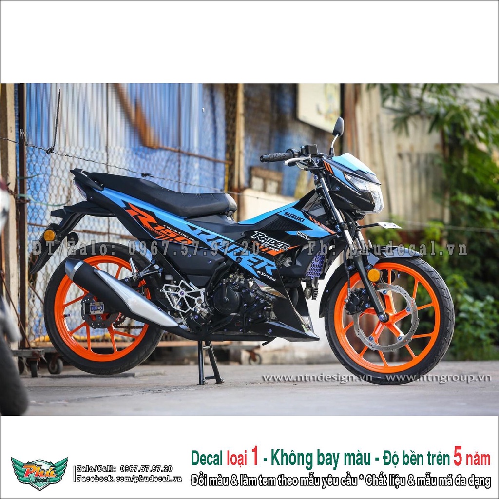 Tem rời Satria xanh đen 2022 Cover (2)