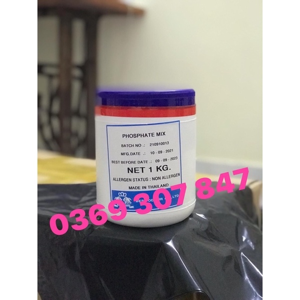 1kg PHỤ GIA GIÒN DAI THÁI LAN PHOSPHATE MIX