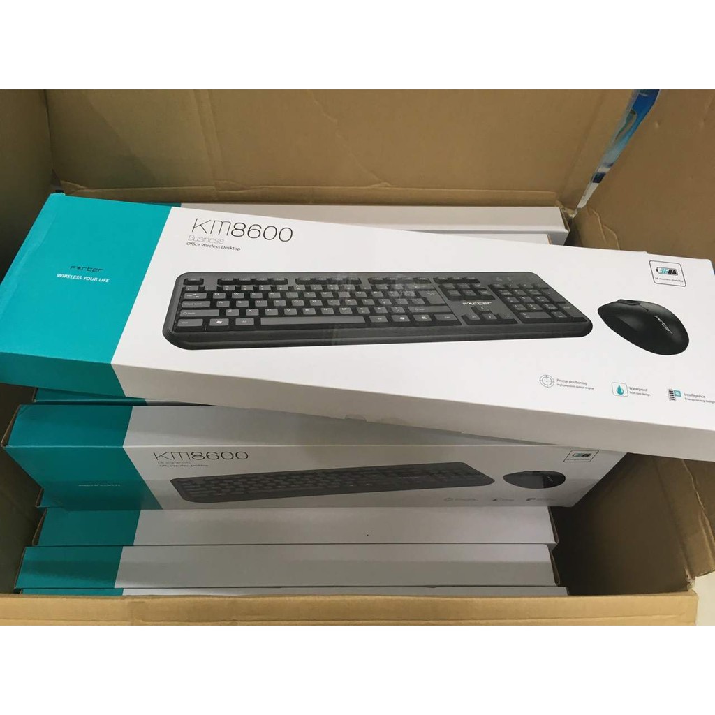 Bộ Bàn Phím Chuột Không Dây Forter KM8600(chính hãng) | BigBuy360 - bigbuy360.vn