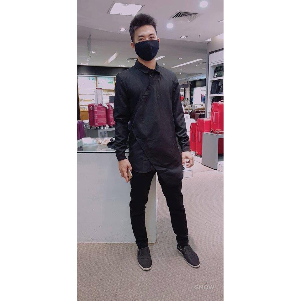 ÁO SƠ MI MINTY - VẠT CHÉO UNISEX | BigBuy360 - bigbuy360.vn