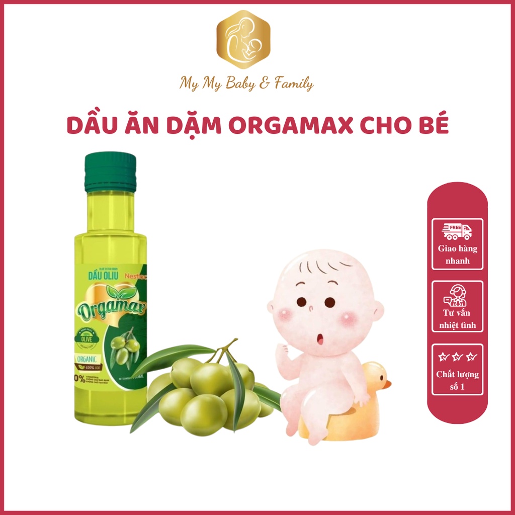 Dầu ăn dặm Orgamax cho bé