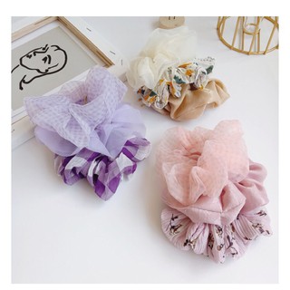 🎀Sét 03 nơ buộc tóc Scrunchies kute