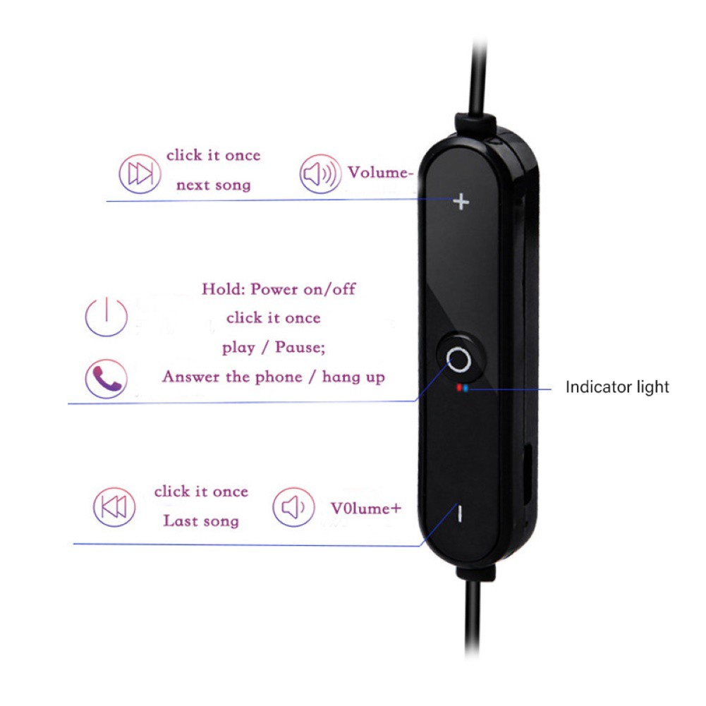 Tai Nghe Nhét Tai Bluetooth Không Dây Có Micro Chất Lượng Cao