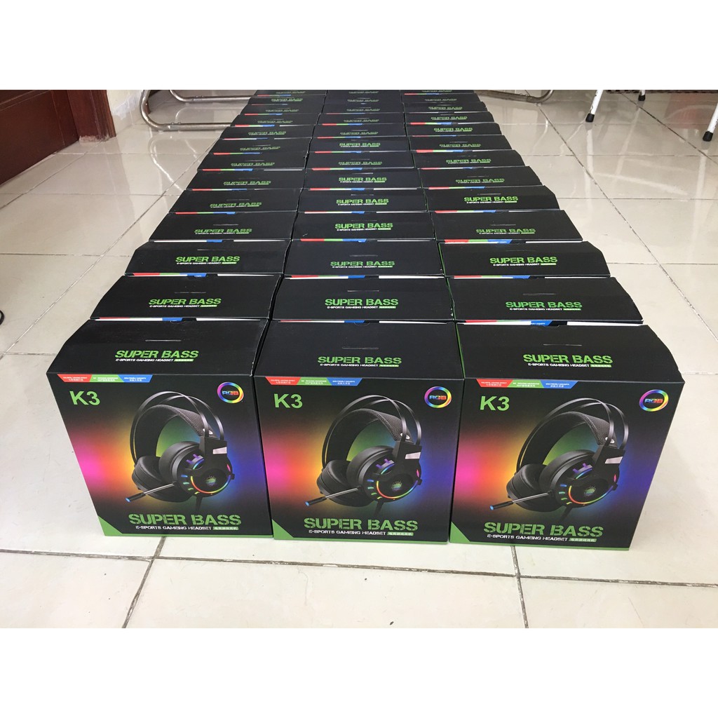 Tai nghe chụp tai game thủ  Lupuss G1, Nubwo N1, Tuner K1 cho máy tính chơi Game, nghe nhạc có MIC, led RGB