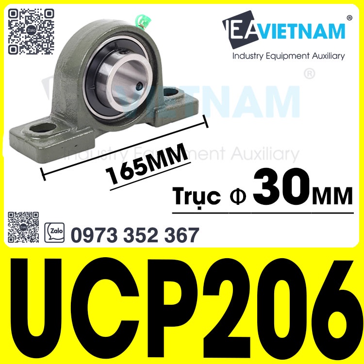 Gối đỡ vòng bi UCP 203 204 205 206 207 208 209 210 211 212 213 214 215 216 217 218 Gỗi đỡ trục 17 20 25 30 35 40 45 50