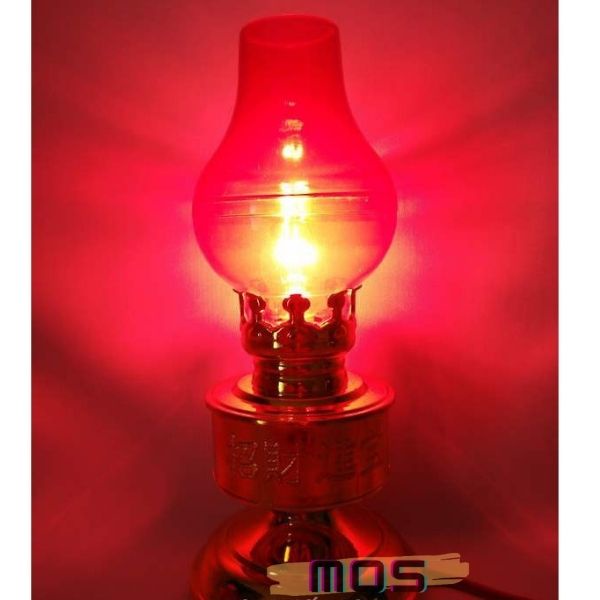 Đèn dầu thờ cúng điện tử trang trí gian thờ trang nghiêm tao nhã⚡⚡1 đổi 1⚡⚡ Mos Shop