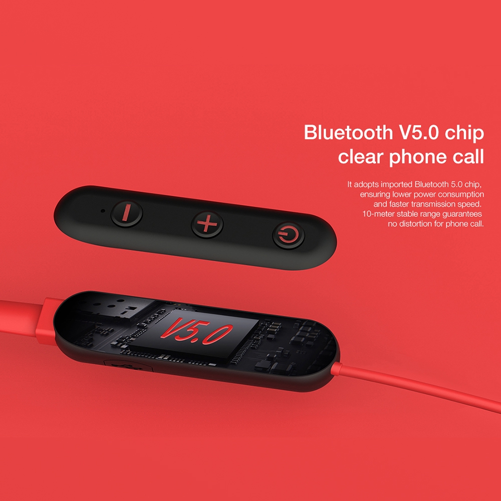 Tai nghe bluetooth NILLKIN không dây dạng đeo cổ cho Apple / Android / máy tính bàn