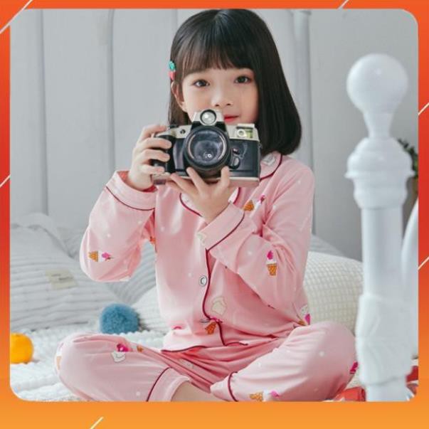 [ Rẻ Vô Địch] Bộ Pijama trẻ em Chất Liệu Lụa MoChi [Hà Nội] [Free Ship99K]