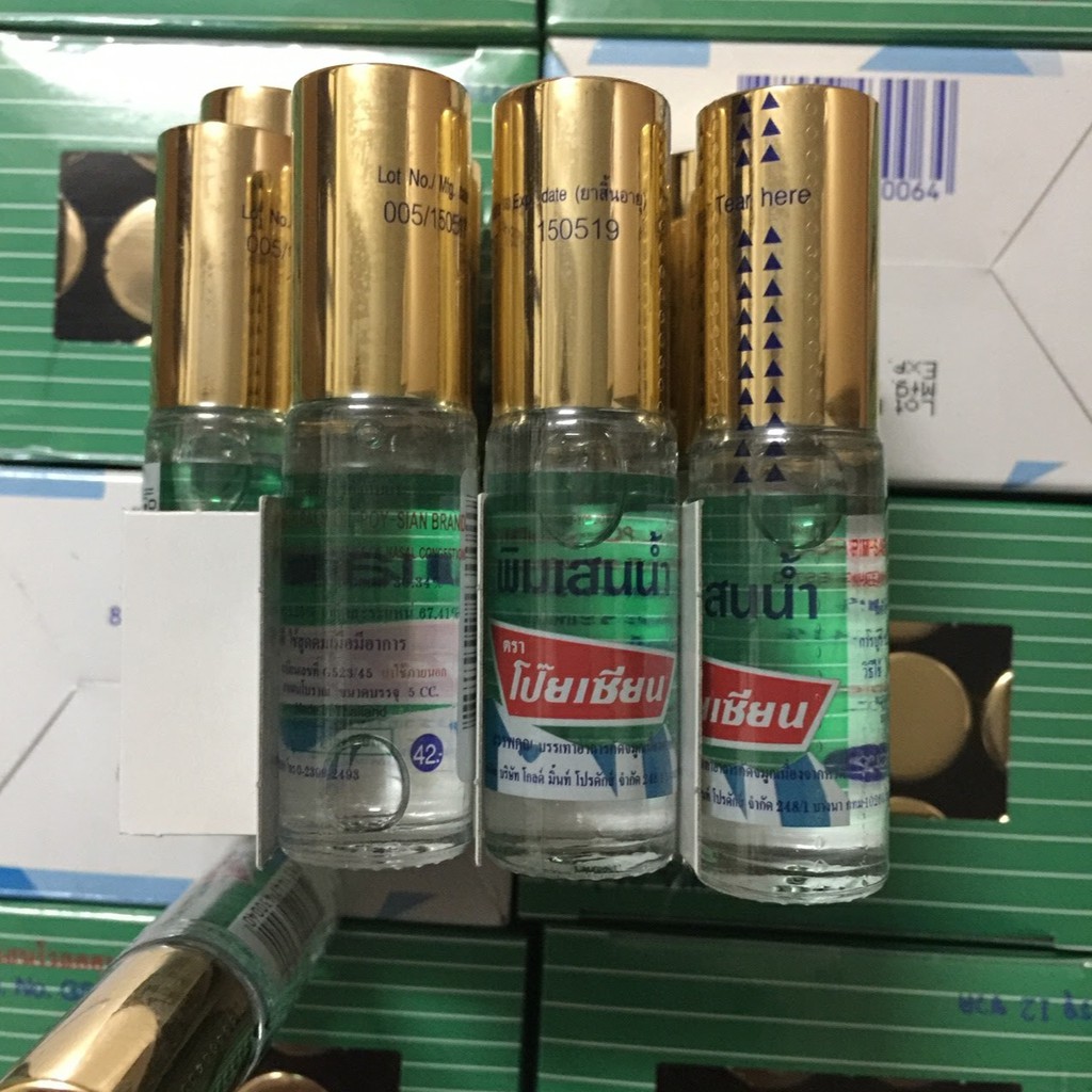 Combo 12 chai dầu lăn Núi Poy Sian Thái Lan / Combo 12boxes Poy Sian Thailand Oil