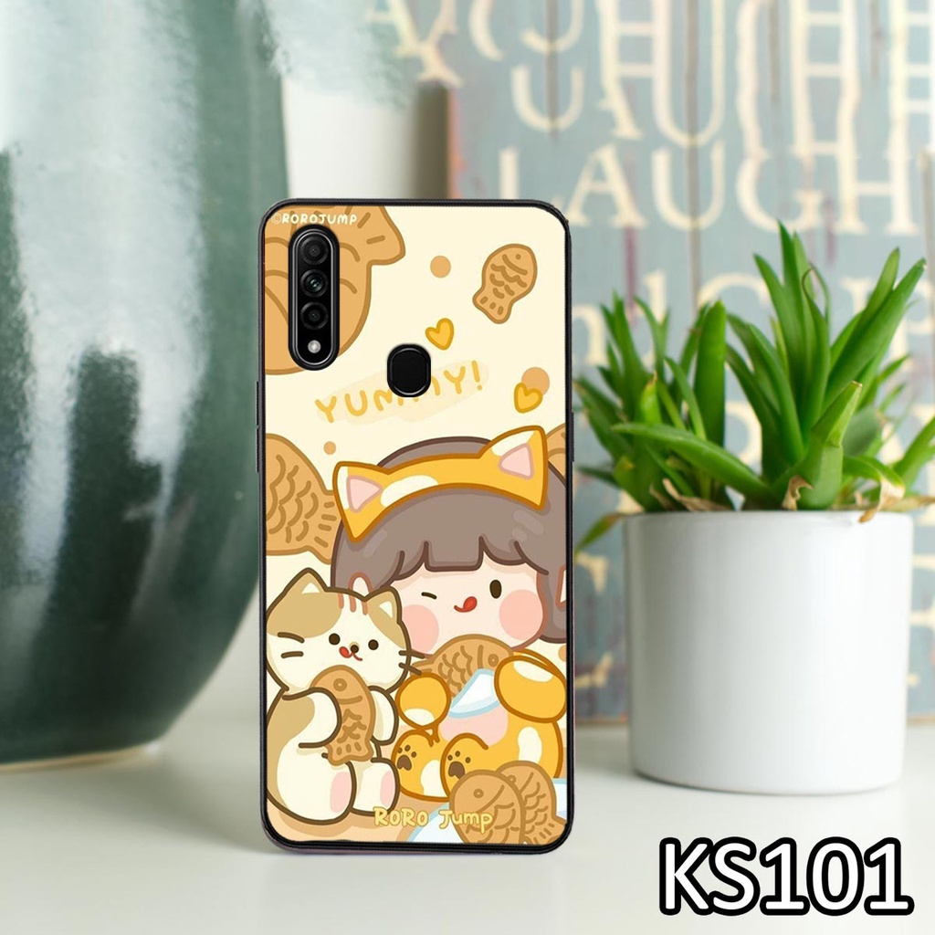 [SIÊU ƯU ĐÃI] Ốp lưng Oppo A8/A31/A91-2020 in hình bé trà sữa siêu đẹp, độc, lạ_KINGSTORE.HN_Ốp lưng điện thoại
