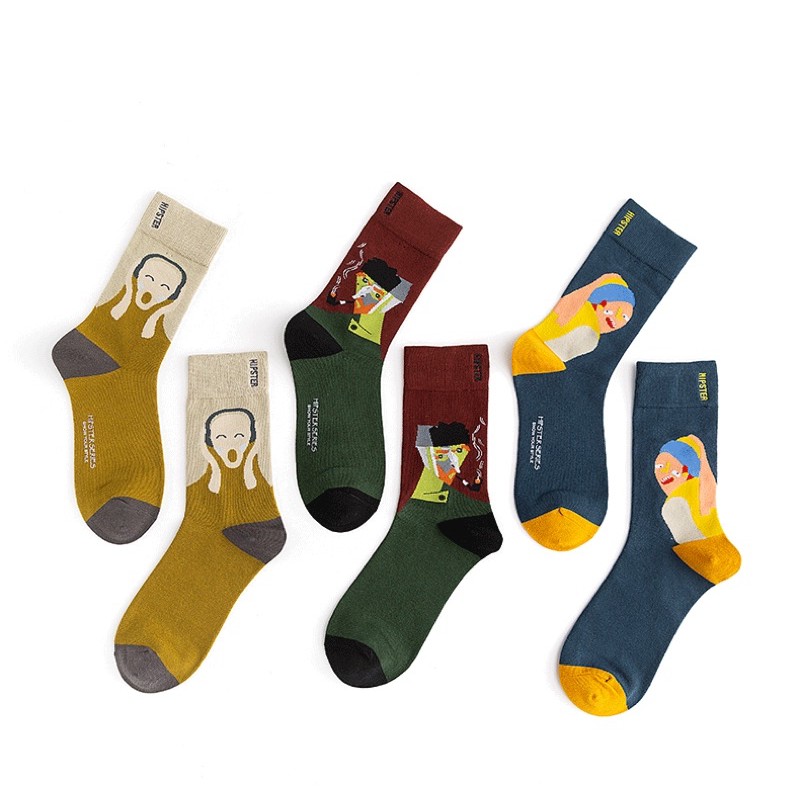 BST Tất cao cổ cao cấp chủ đề nghệ thuật.