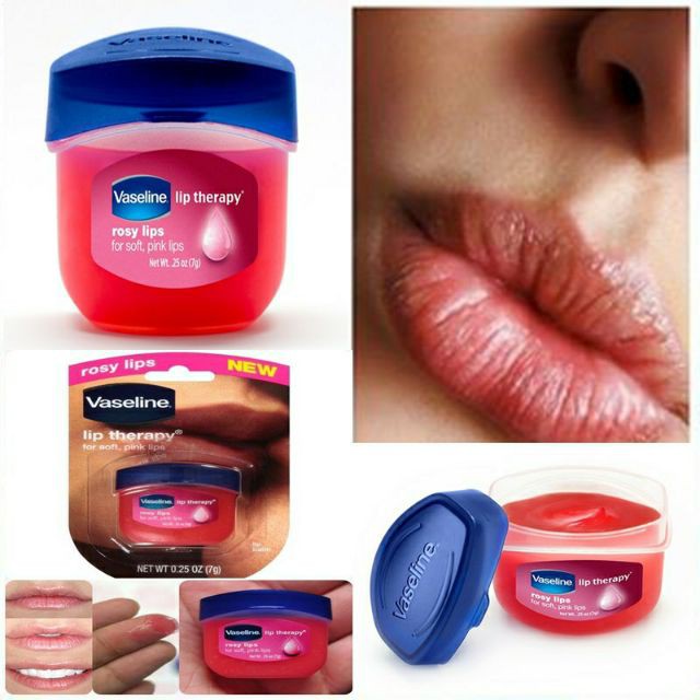 Dưỡng Môi 🌸𝑭𝒓𝒆𝒆𝒔𝒉𝒊𝒑🌸Son Dưỡng Môi Vaseline Mùi Hoa Hồng Lip Therapy Rosy 7g