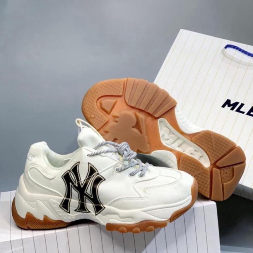 Giày thể thao MLB đế nâu bản trung đế tách hot trend nam nữ kiểu dáng thể thao