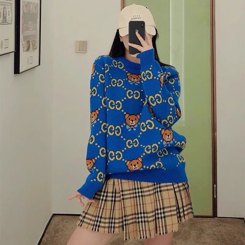 ÁO LEN HÌNH GẤU DÀNH CHO NỮ MÙA THU ĐÔNG