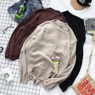 Áo Nỉ Nam Dài Tay Cổ Tròn Thời Trang Hàn Tf2