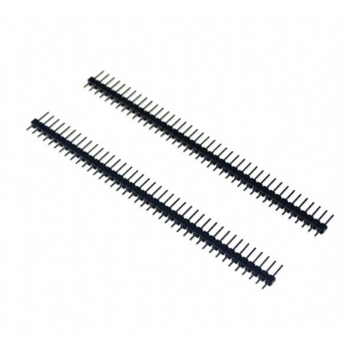10pcs 40 Pin Single Row Female Male Pin Header Connector GOLD 40 Pin Single Row round hole Right Angle Connector Strip | BigBuy360 - bigbuy360.vn