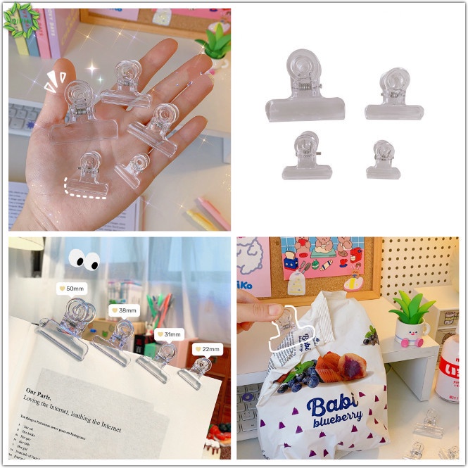 Kẹp Giấy Trong Suốt Tiện Dụng Cho Văn Phòng