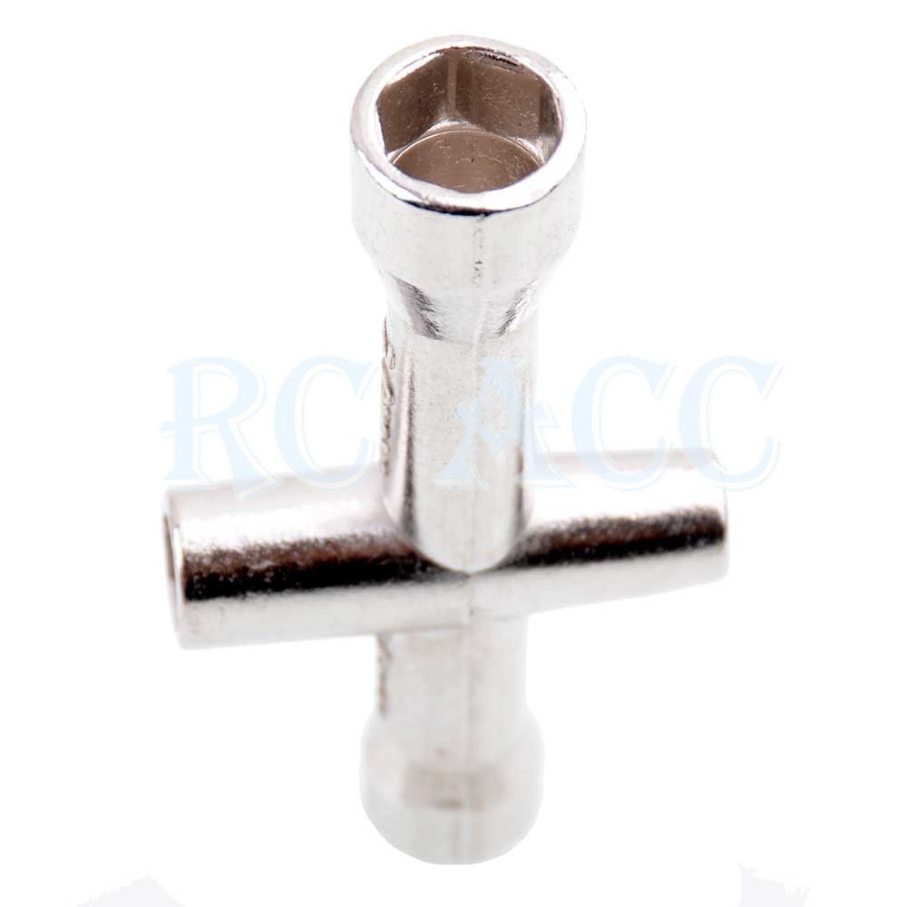 Cờ Lê Đầu Lục Giác Hình Chữ Thập RC 80132 4/5/5.5/7mm Cho Xe Điều Khiển Từ Xa HSP