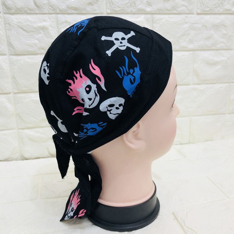Mũ Cướp Biển Quấn Đầu Nhanh Khô In Họa Tiết Paisley Cổ Điển Cho Nam Và Nữ