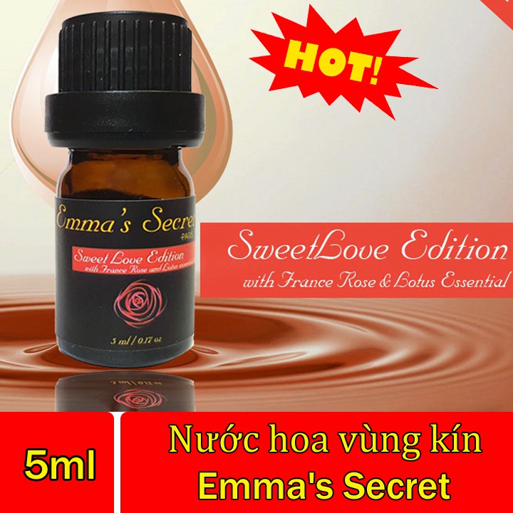 Nước Hoa Vùng Kín Emma's Secret Paris Chai 5ml [Chính Hãng]