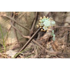 TD001 Trâm Tóc Hoa Hồng Xanh