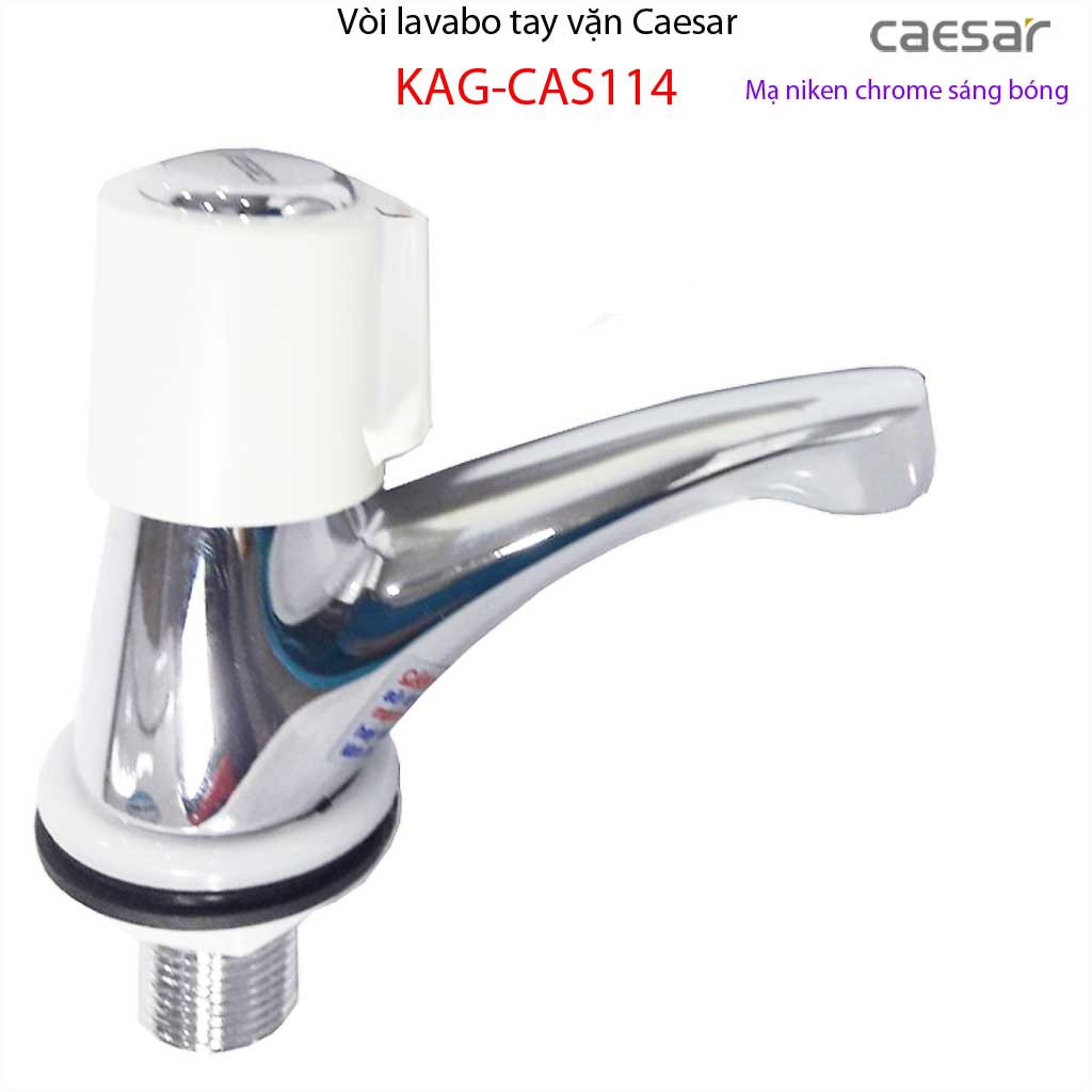 Vòi lạnh lavabo Caesar KAG-CAS114, vòi lavabo lạnh, vòi chậu rửa mặt cao cấp nước mạnh sử dụng tốt